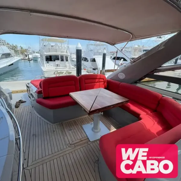 Image of the Pasha yacht in Cabo San Lucas, perfect for small groups seeking luxury and exclusivity at sea.