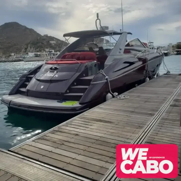 Image of the Pasha yacht in Cabo San Lucas, perfect for small groups seeking luxury and exclusivity at sea.